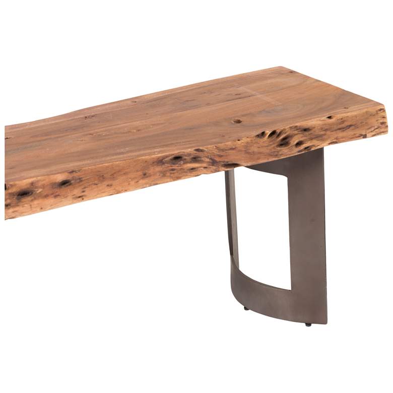 Image 7 Bent Bench Small Brown more views