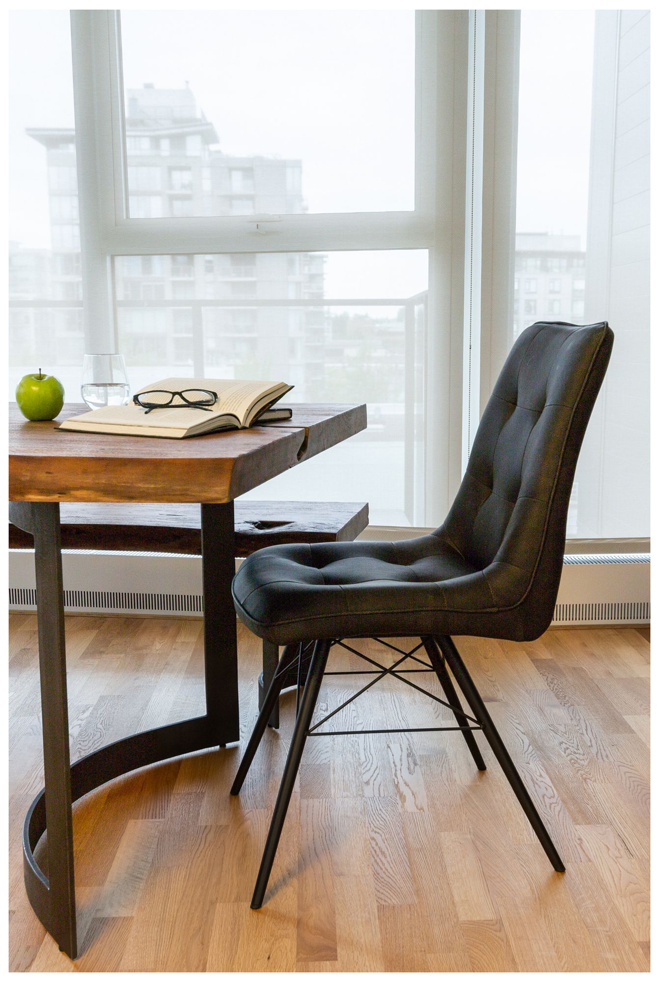 Bent Small Dining Table Brown