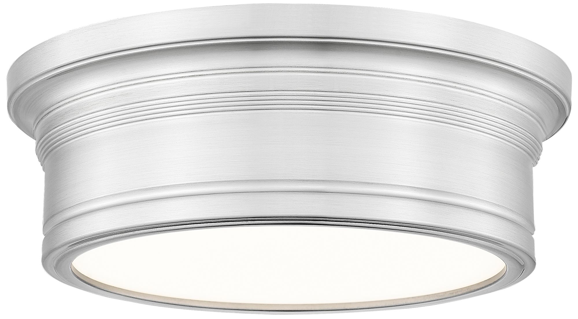 Bentley by Z-Lite 12 inch Brushed Nickel 1 Light Flush Mount