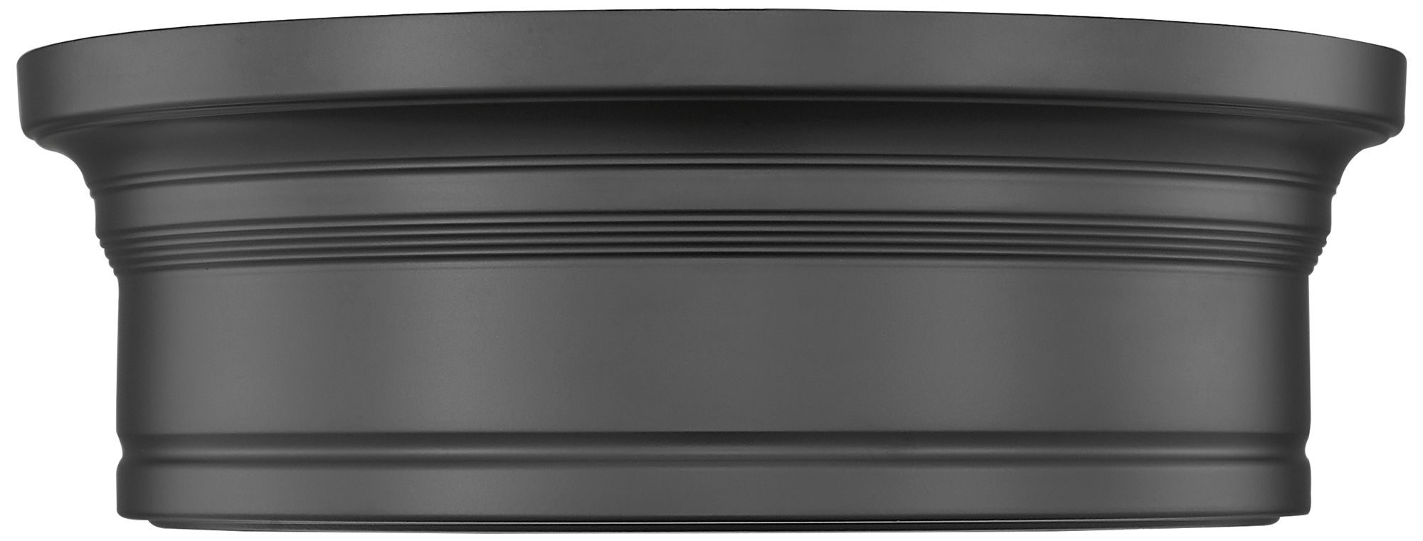 Image 4 Bentley by Z-Lite 12 inch Matte Black 1 Light Flush Mount more views