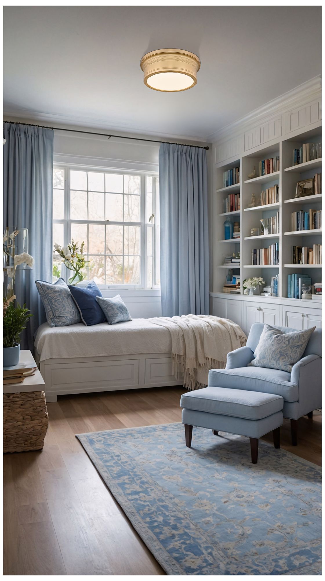 Image 3 Bentley by Z-Lite 12 inch Modern Gold 1 Light Flush Mount more views