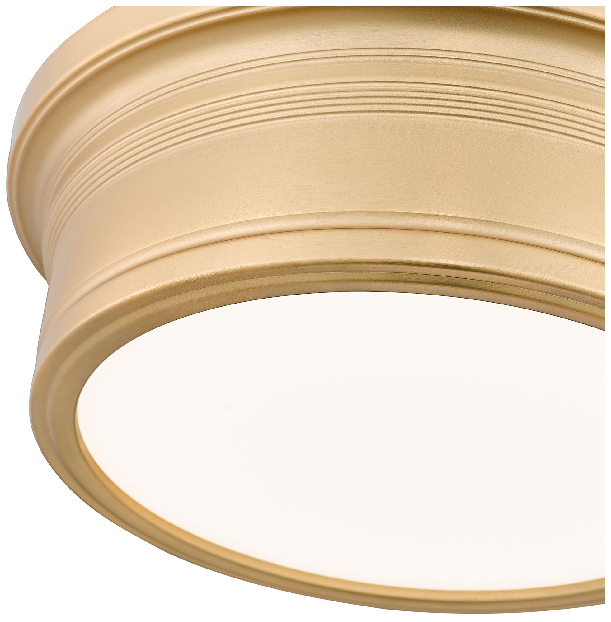 Image 6 Bentley by Z-Lite 12 inch Modern Gold 1 Light Flush Mount more views