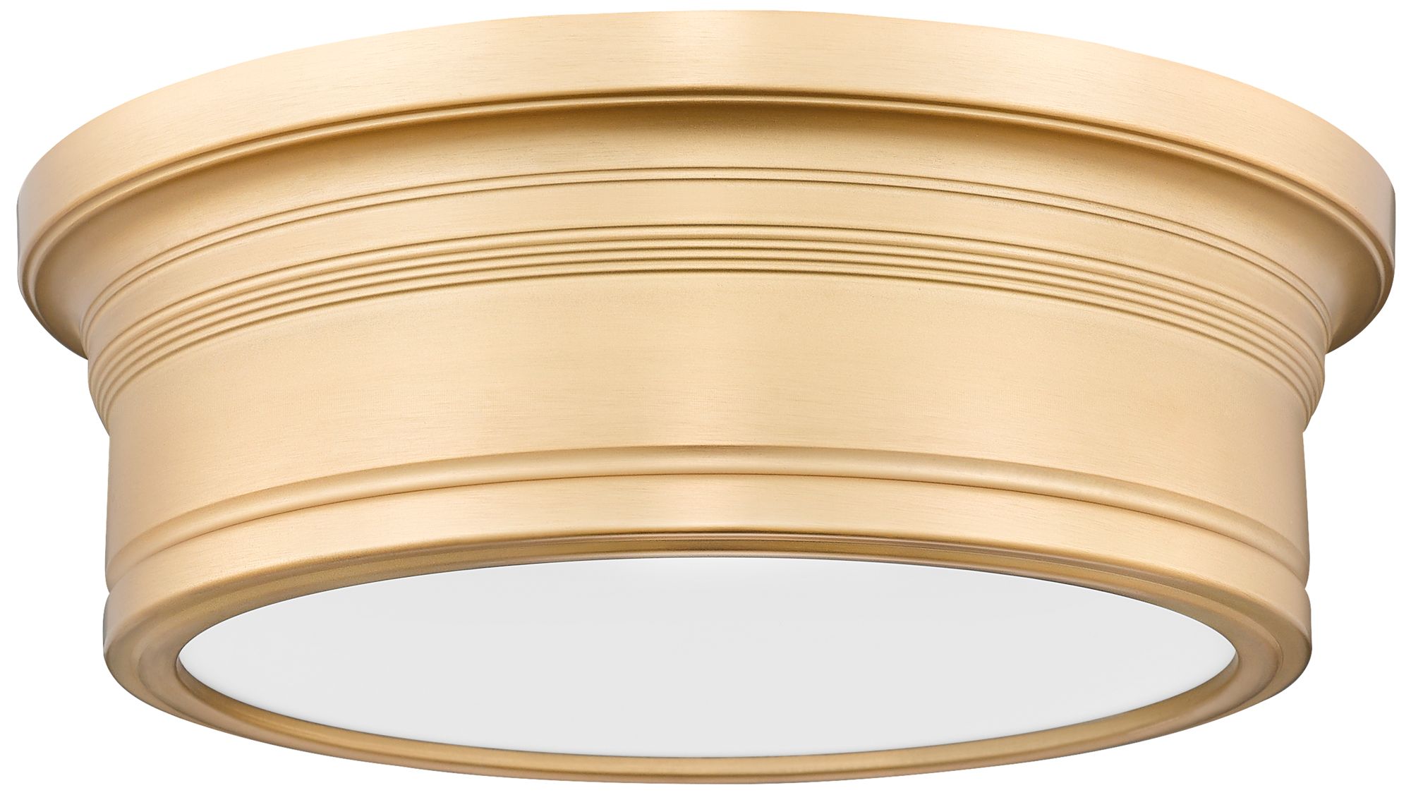 Image 7 Bentley by Z-Lite 12 inch Modern Gold 1 Light Flush Mount more views