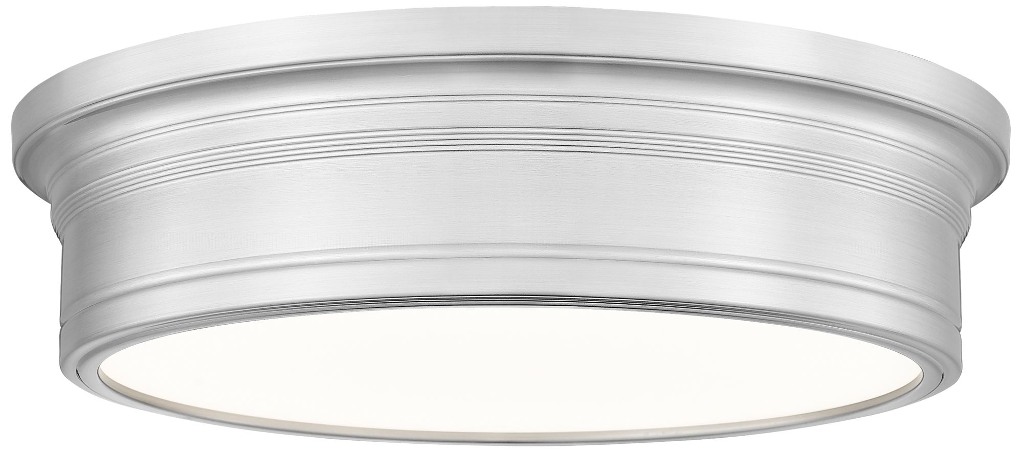 Bentley by Z-Lite 16 inch Brushed Nickel 1 Light Flush Mount