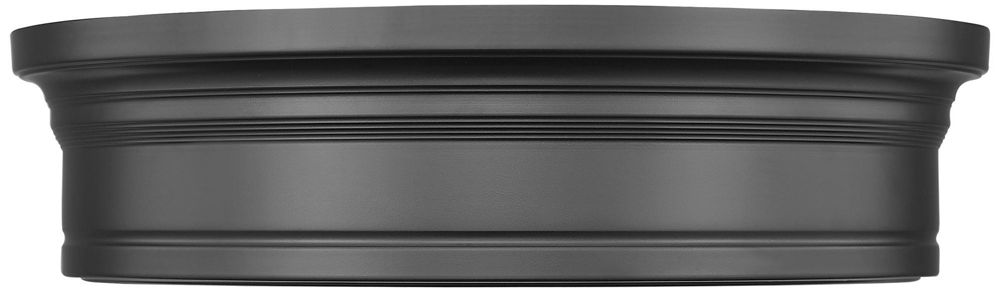 Image 4 Bentley by Z-Lite 16 inch Matte Black 1 Light Flush Mount more views