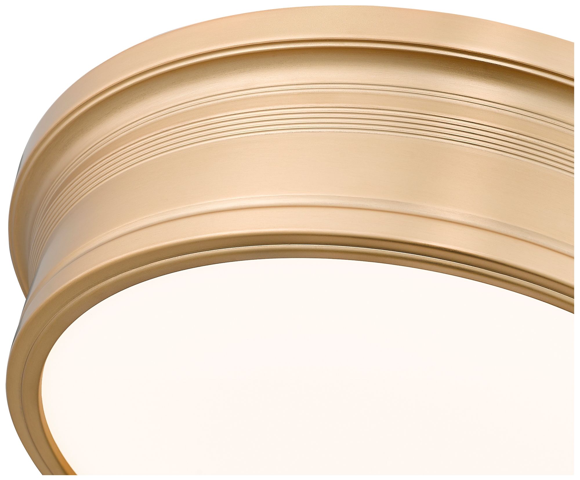 Image 6 Bentley by Z-Lite 16 inch Modern Gold 1 Light Flush Mount more views