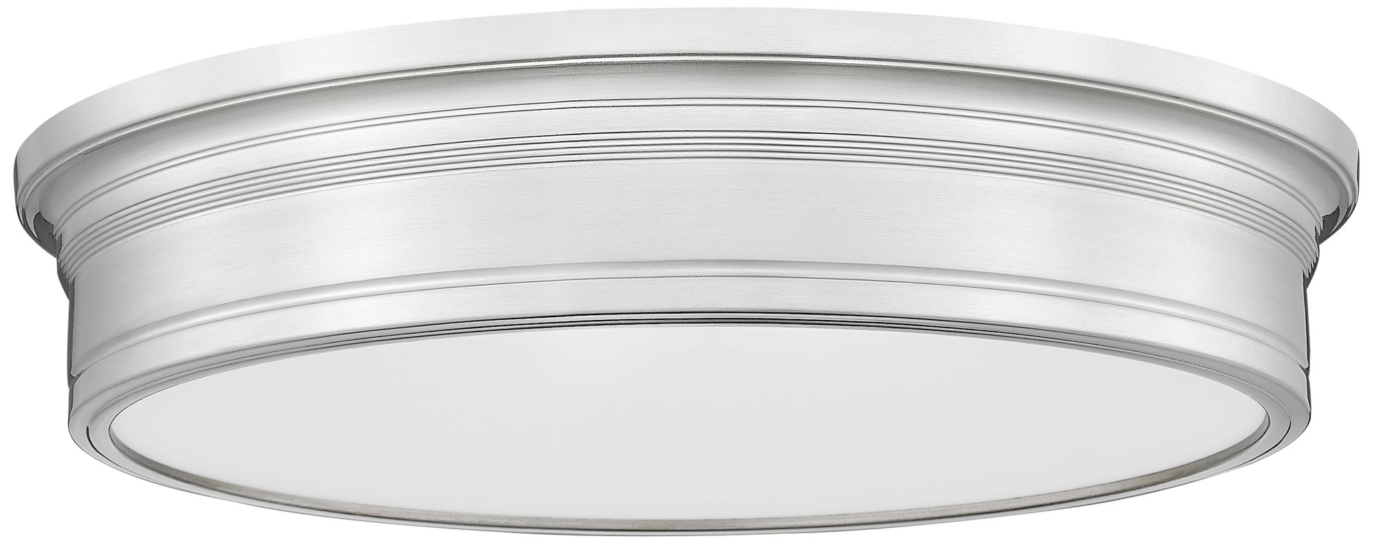 Image 7 Bentley by Z-Lite 20 inch Brushed Nickel 1 Light Flush Mount more views