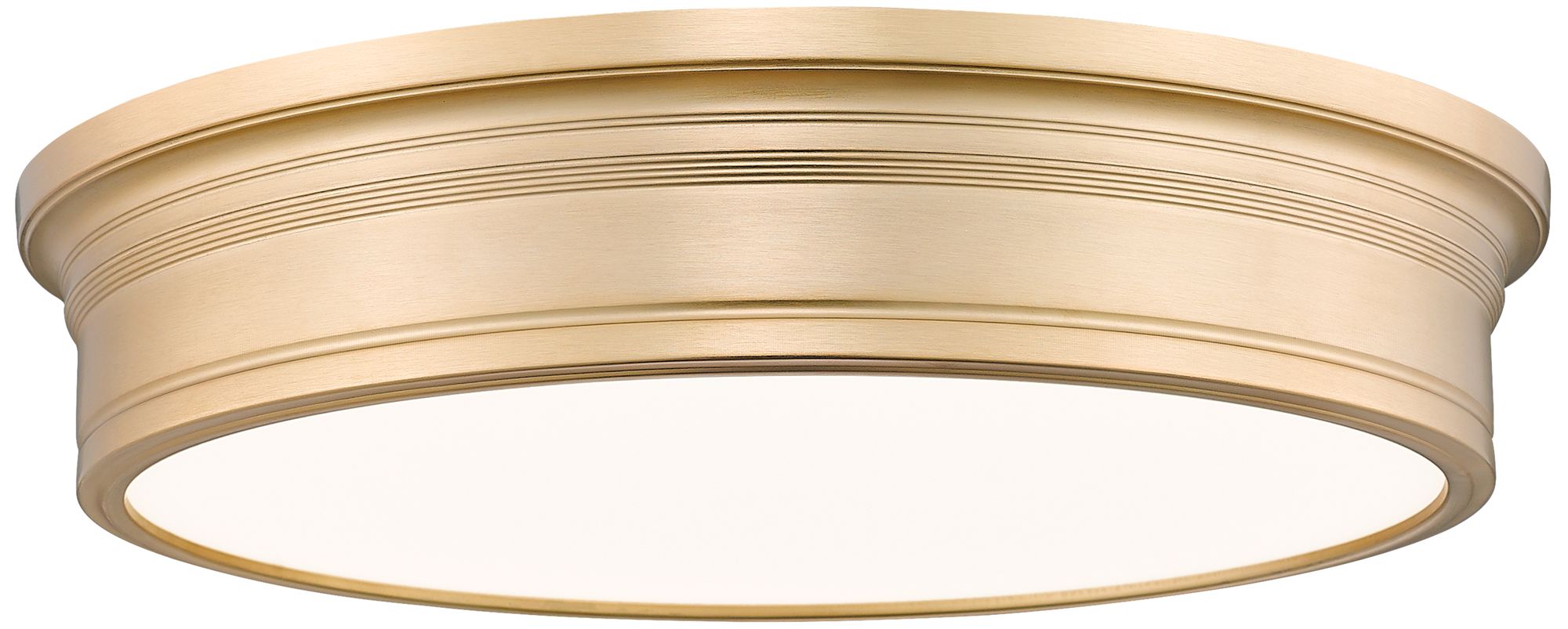 Bentley by Z-Lite 20 inch Modern Gold 1 Light Flush Mount