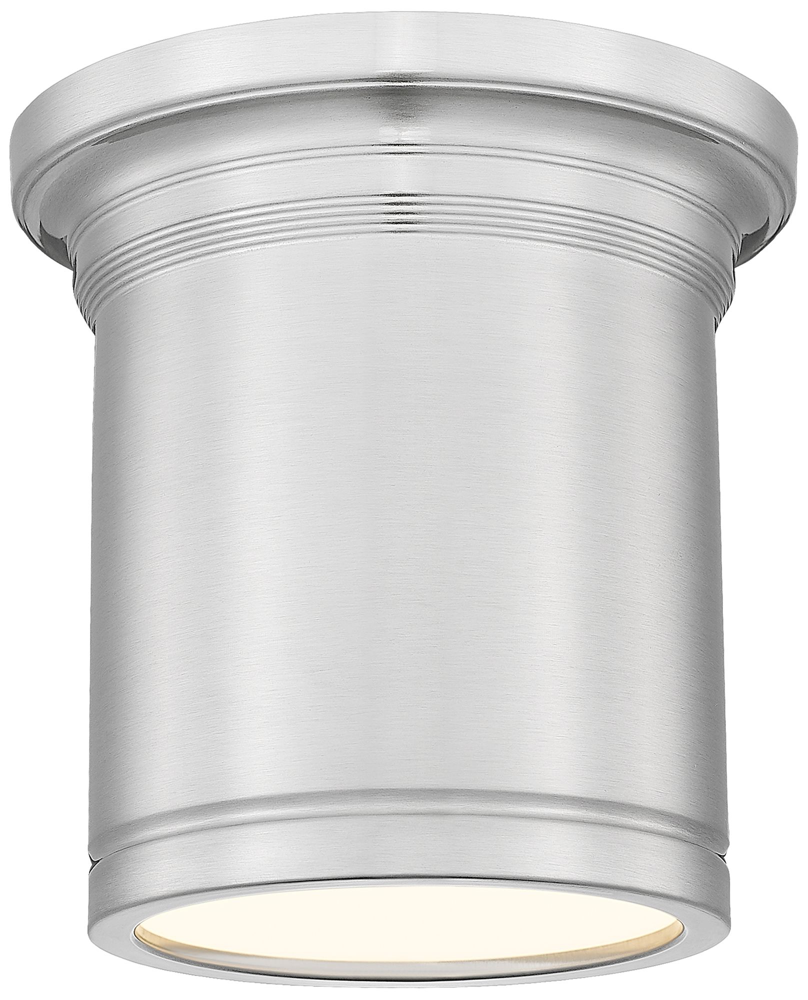 Bentley by Z-Lite 8 inch Brushed Nickel 1 Light Flush Mount