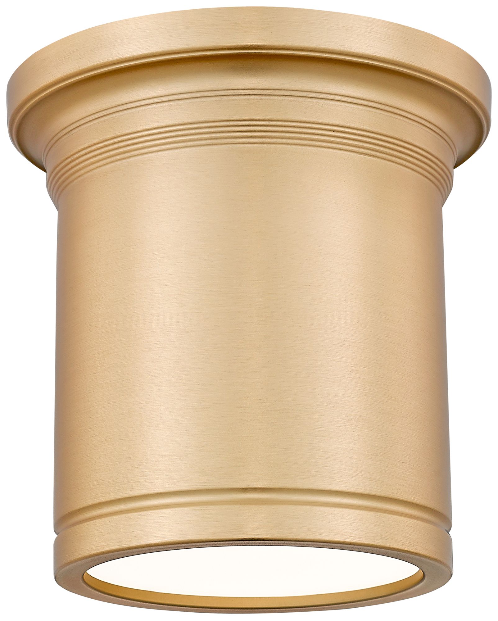 Bentley by Z-Lite 8 inch Modern Gold 1 Light Flush Mount