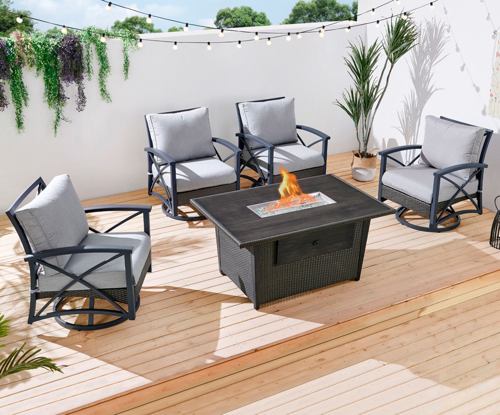 bentley iii outdoor fire table