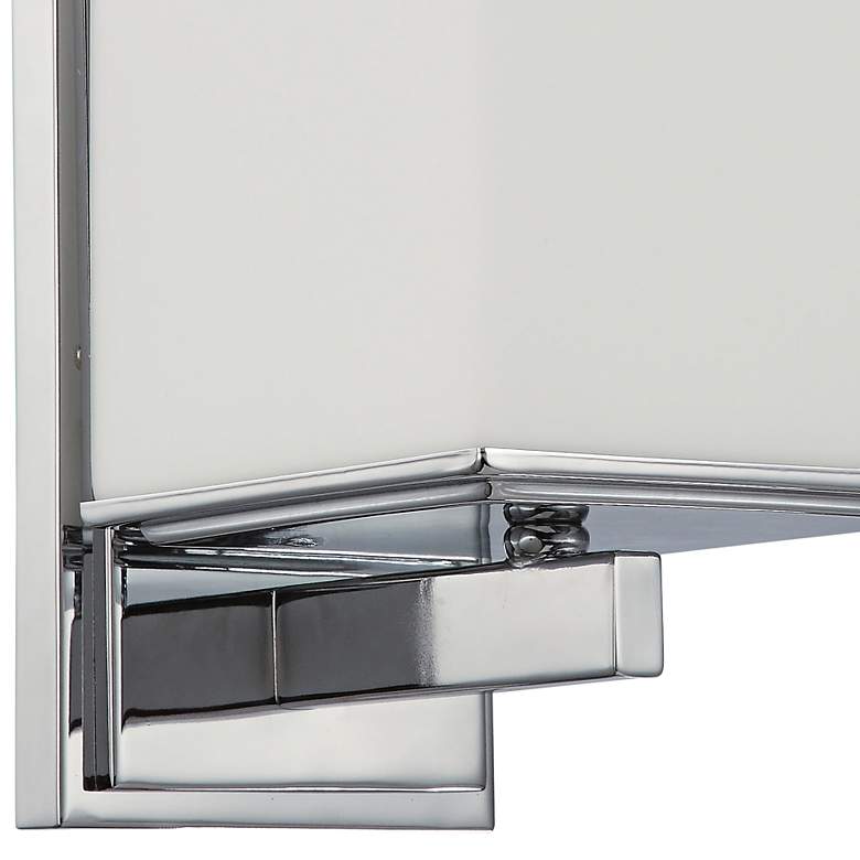 Image 2 Bento; 1 Light; Vanity Fixture with Satin White Glass more views