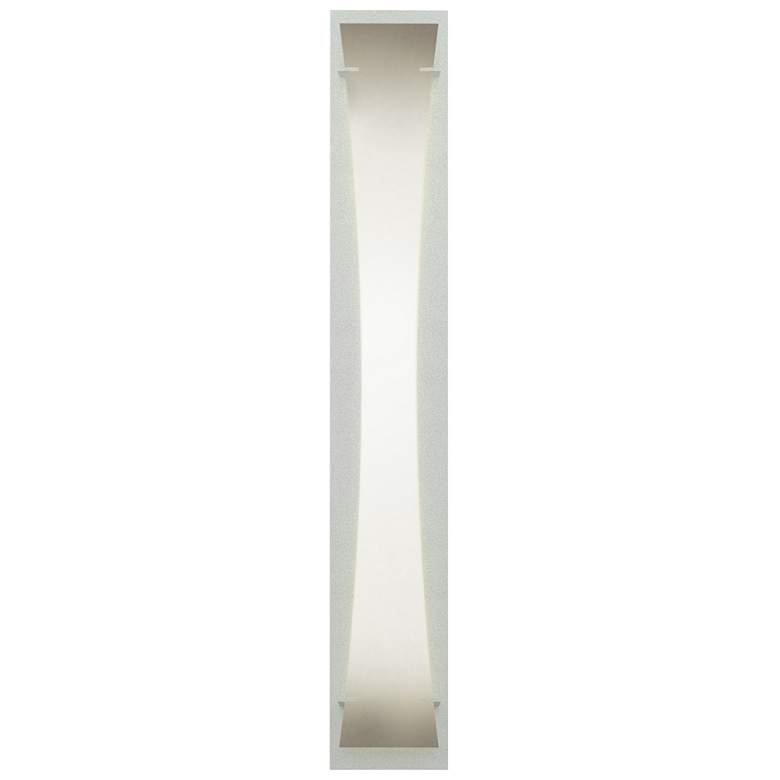 Image 1 Bento Large Sconce - Platinum - Spun Frost Shade