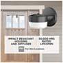4_Benton 5" High Black LED Outdoor Sconce more views