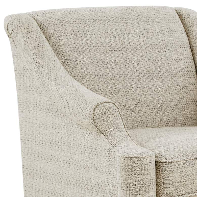 Image 3 Benton Tan Fabric Swivel Glider Chair more views