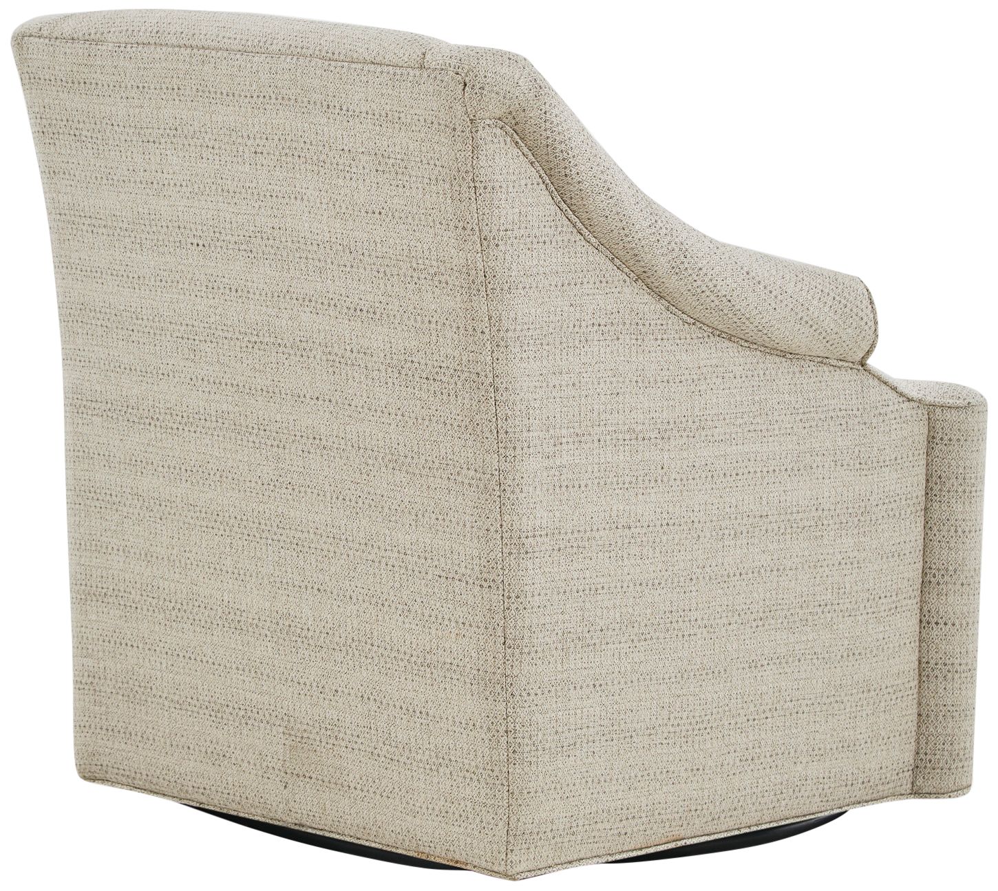 Benton Tan Fabric Swivel Glider Chair