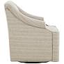 Benton Tan Fabric Swivel Glider Chair