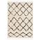 Berber Shag BBE-2300 Charcoal and Beige Area Rug