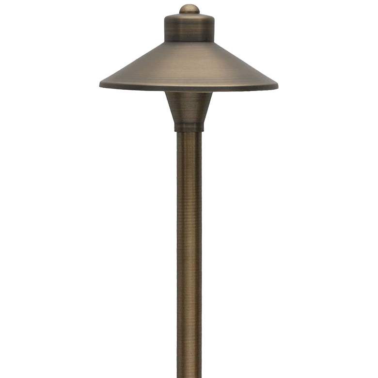 Image 1 Berelson 18" High Natural Brass Metal Landscape Path Light