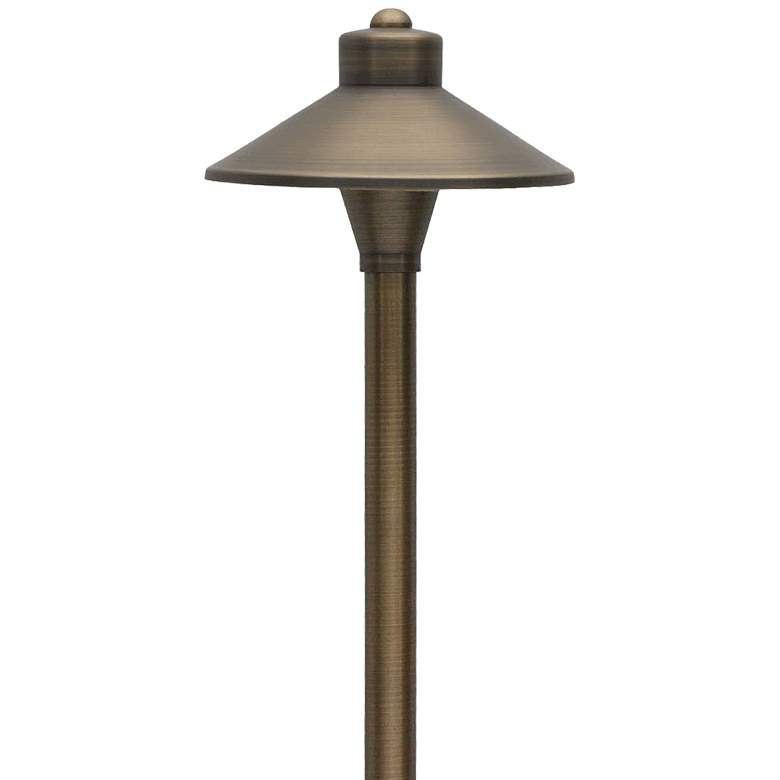 Image 1 Berelson 18 inch High Natural Brass Metal Landscape Path Light