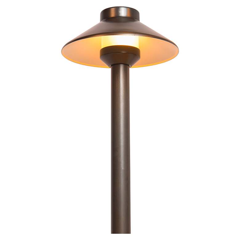 Image 3 Berelson 18 inch High Natural Brass Metal Landscape Path Light more views