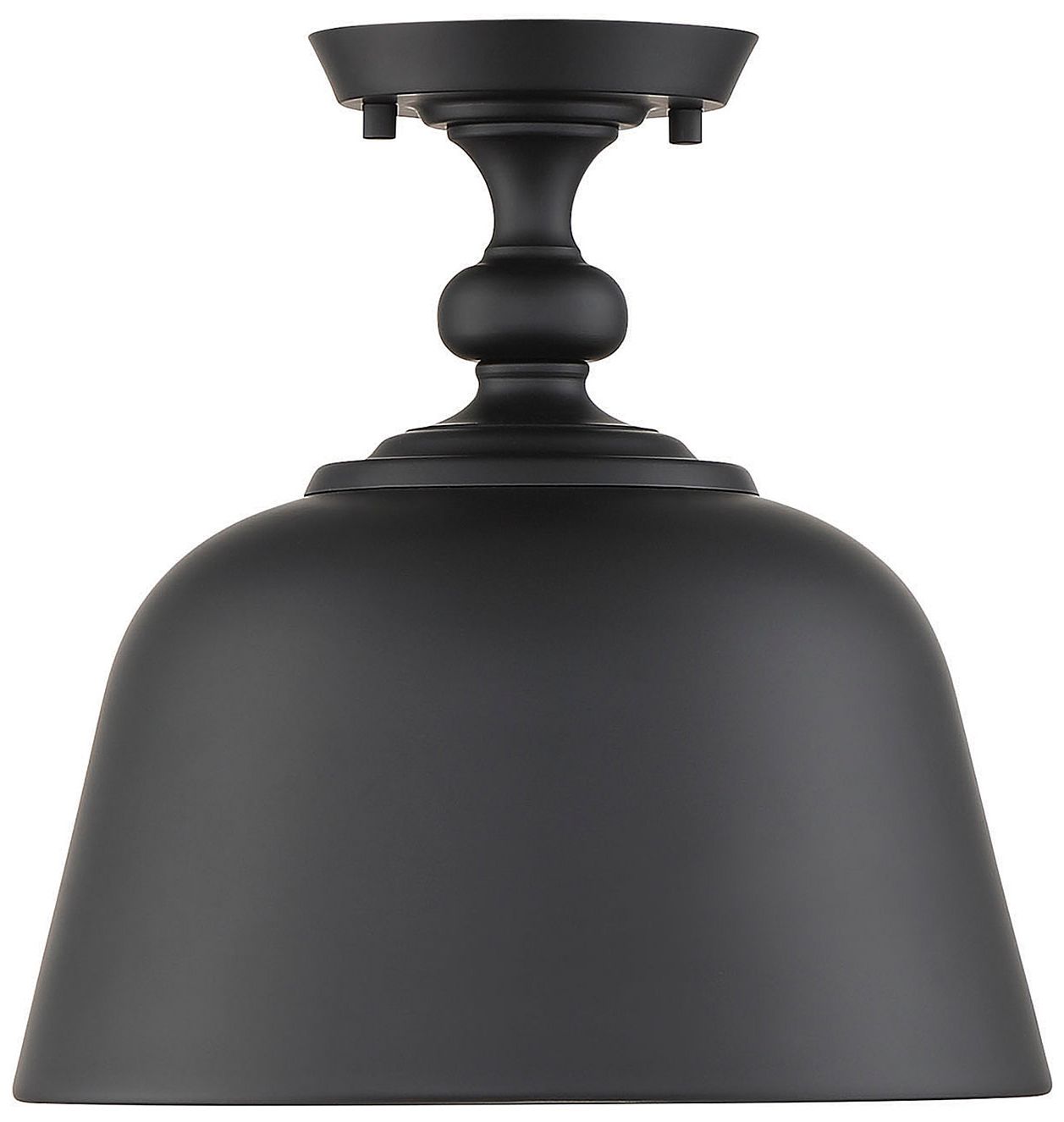 Image 3 Berg 1-Light Ceiling Light in Matte Black more views
