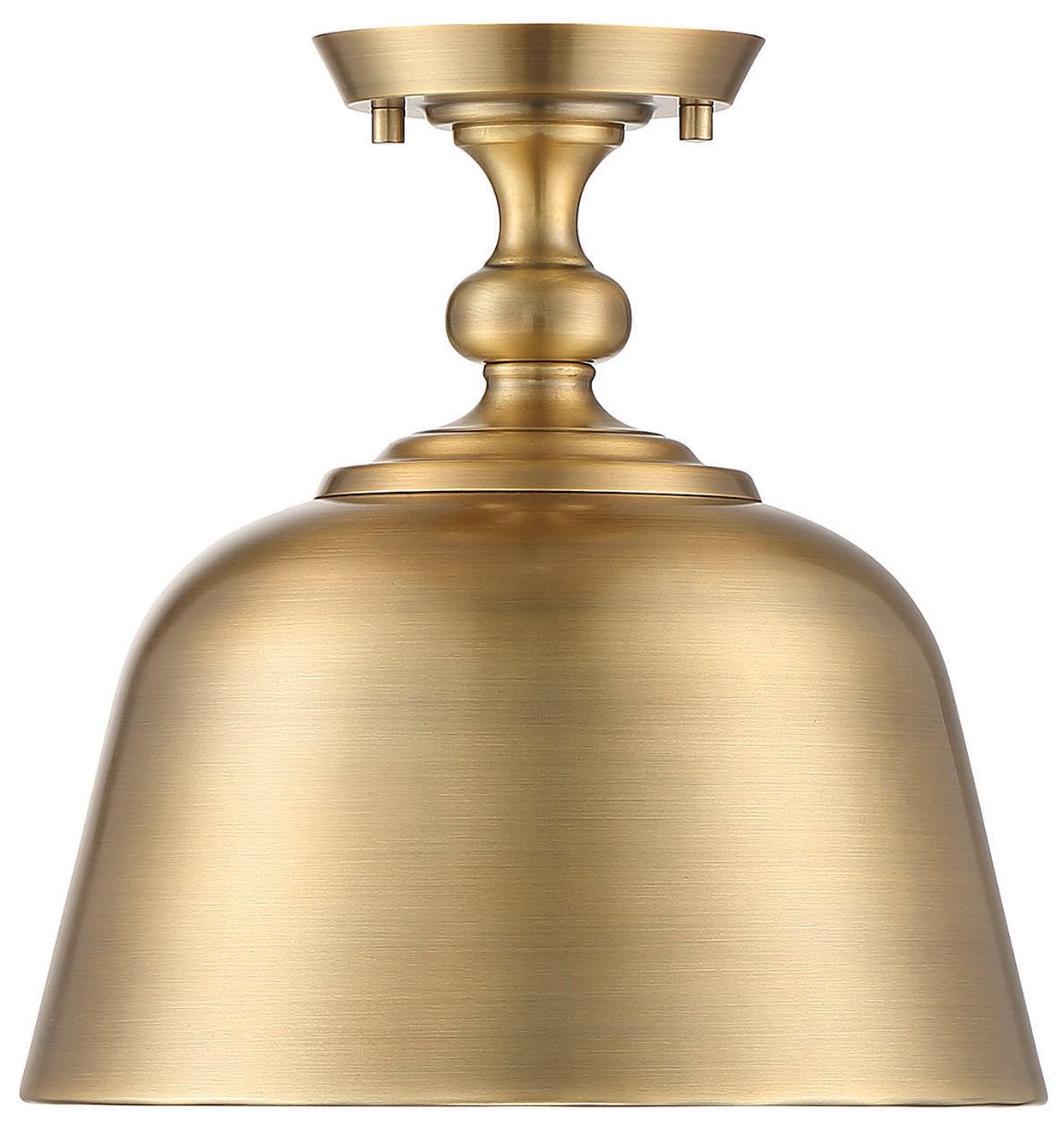 Image 3 Berg 1-Light Ceiling Light in Warm Brass more views