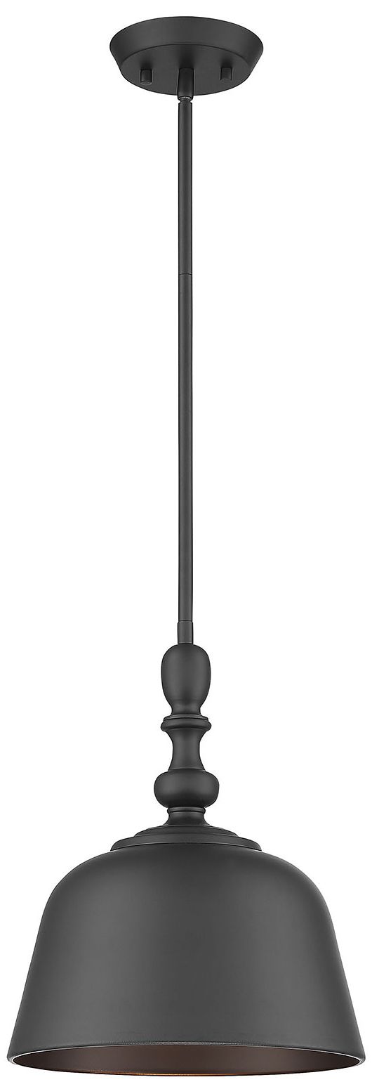 Image 4 Berg 1-Light Pendant in Matte Black more views