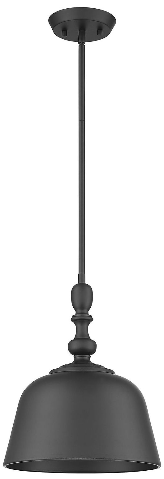 Image 5 Berg 1-Light Pendant in Matte Black more views