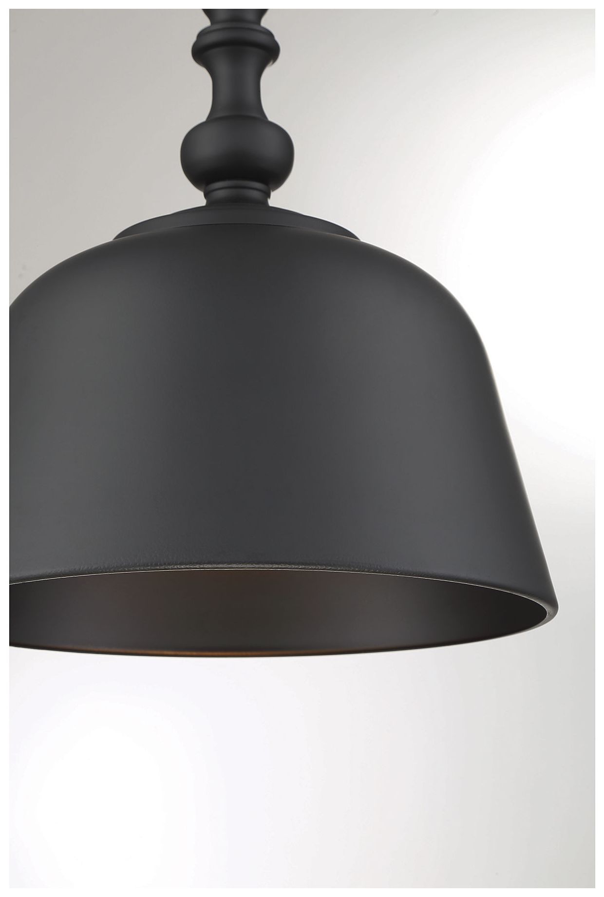 Image 6 Berg 1-Light Pendant in Matte Black more views