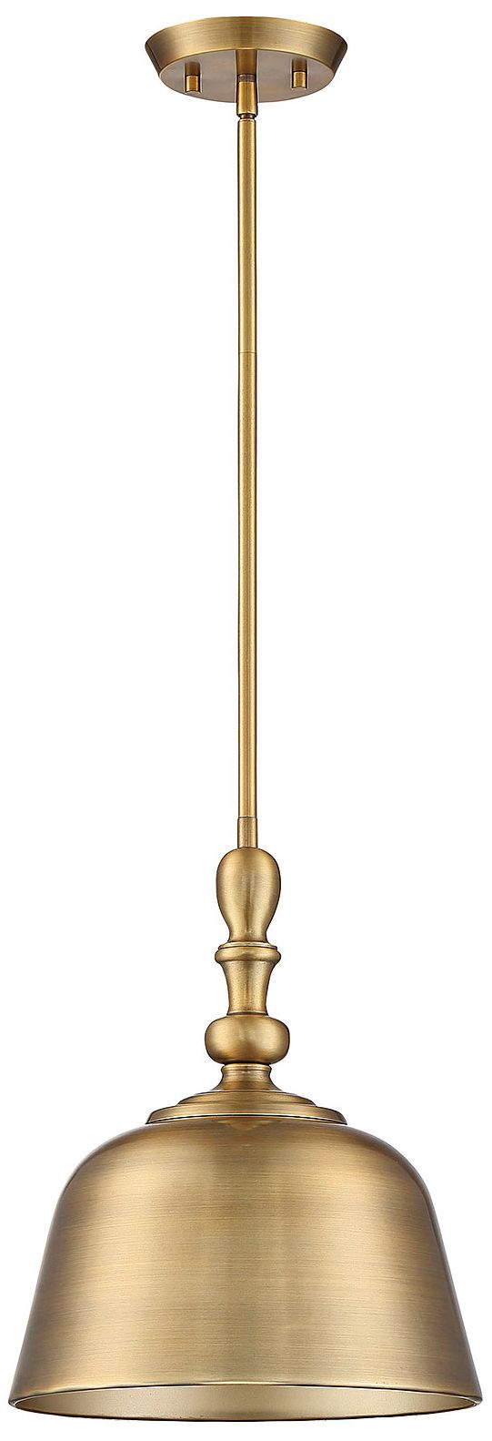 Image 5 Berg 1-Light Pendant in Warm Brass more views