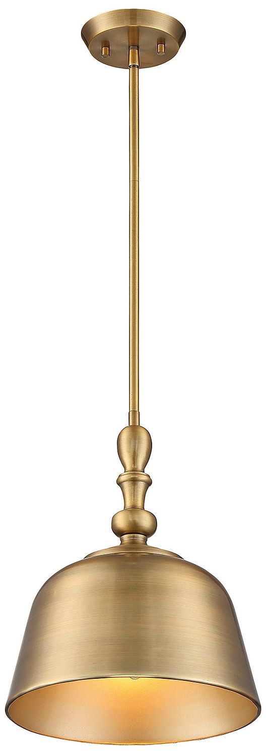 Image 6 Berg 1-Light Pendant in Warm Brass more views