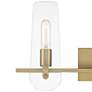 Thumbnail3 of Bergen Beach 24" Wide Brushed Gold 3-Light Vanity Bath Light more views