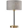 1_Bergen Black and Antique Brass Table Lamp