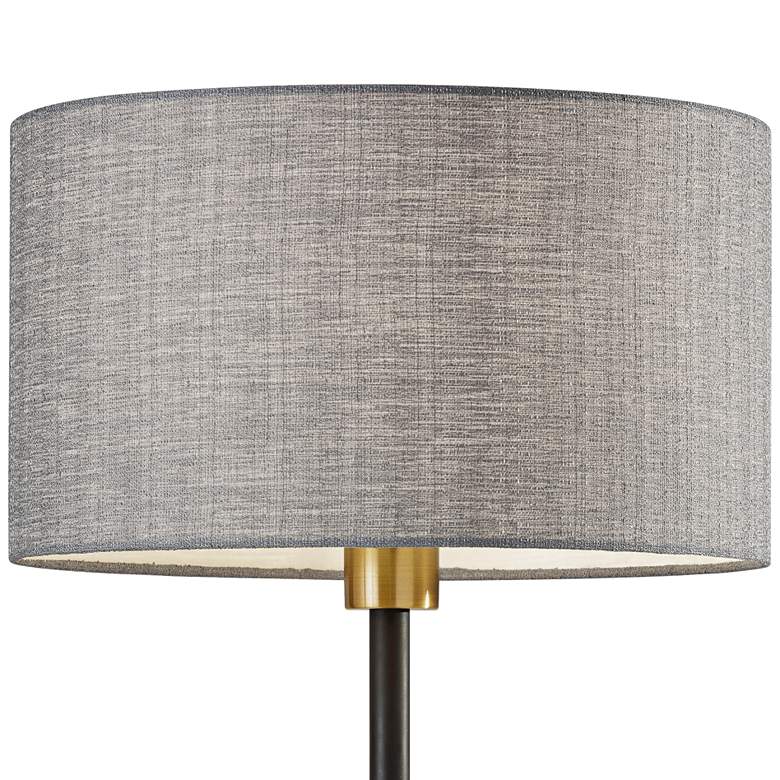 Image 2 Bergen Black and Antique Brass Table Lamp more views