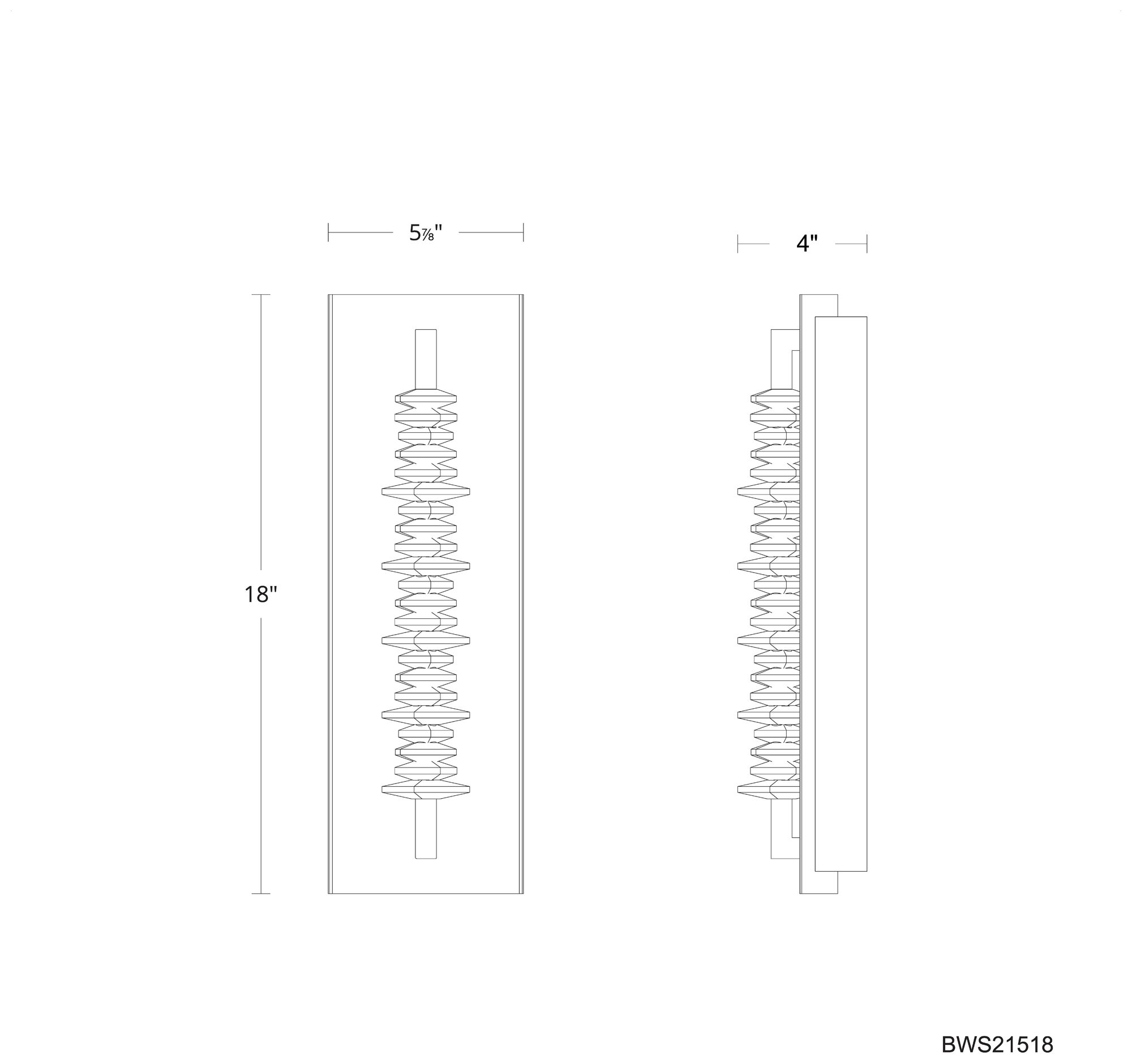 Image 6 Bergy 1 Light LED Wall Sconce more views