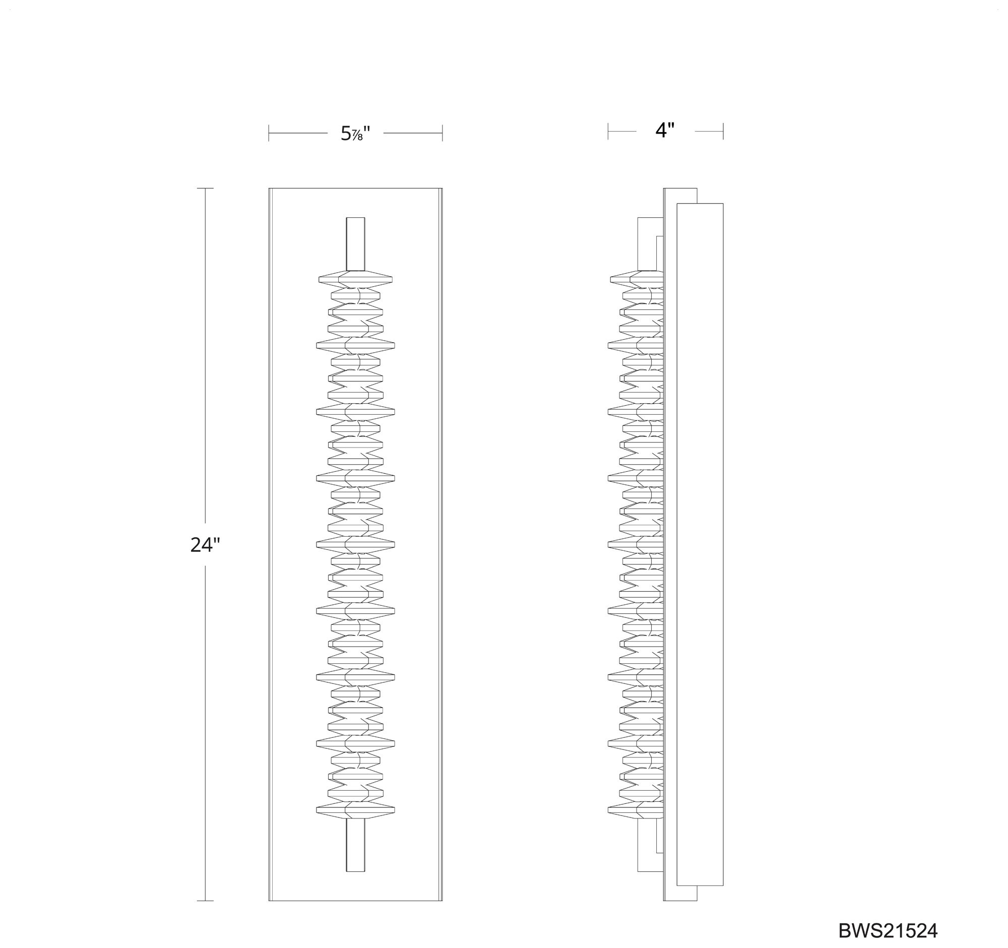 Image 5 Bergy 1 Lt LED Bath Bar more views