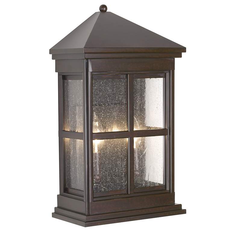 Image 1 Berkeley Collection 17 1/2" High Outdoor Wall Pocket Light