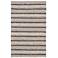 Berkeley Stripes Hand Woven Ivory Area Rug 3'-6" x 5'-6"
