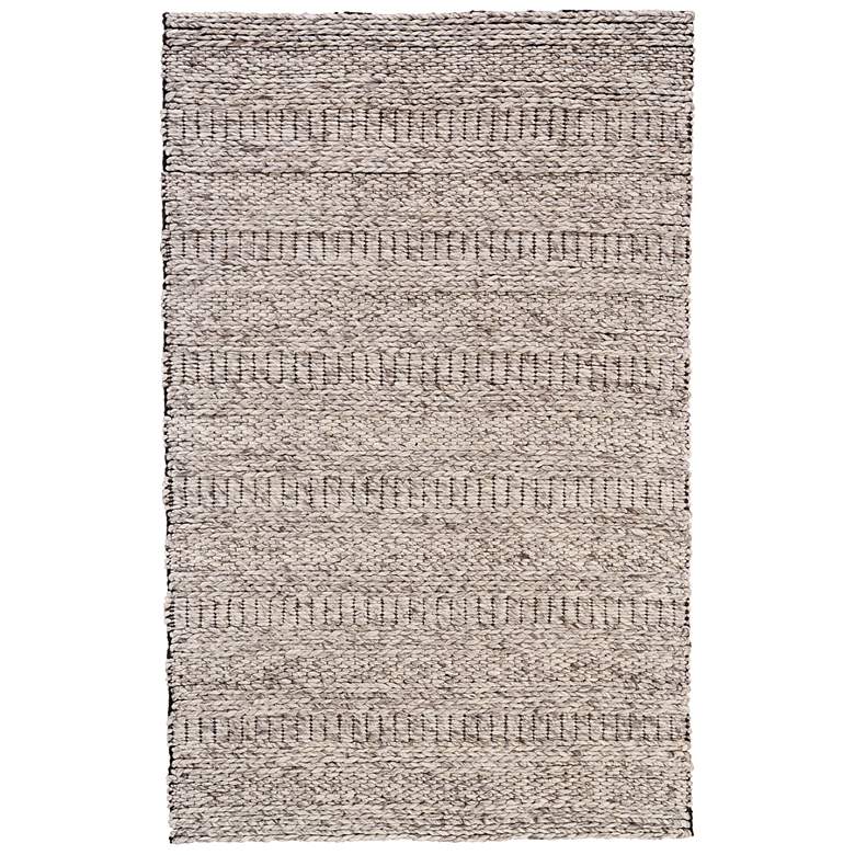 Image 1 Berkeley Transitional Geometric Hand Woven Ivory Area Rug 0737F