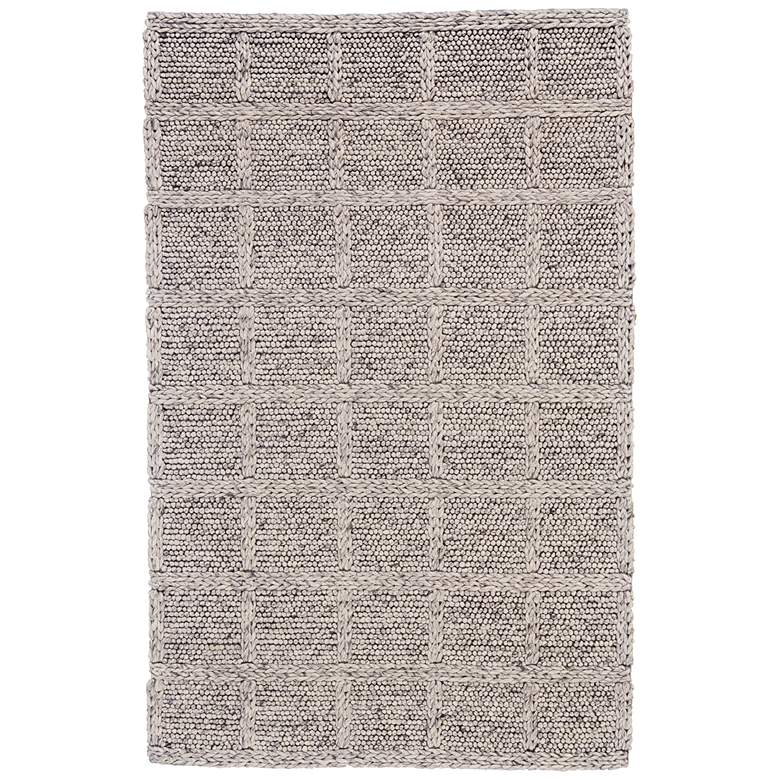 Image 1 Berkeley Transitional Solid Hand Woven Ivory Area Rug 0739F