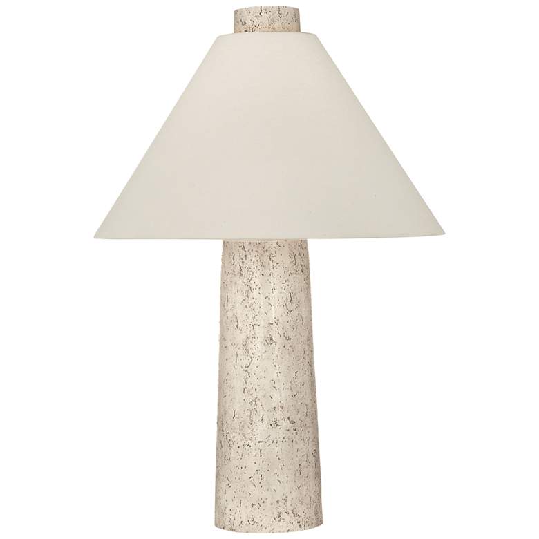 Image 1 Berks 31" High Textured Cream Table Lamp