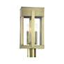 4_Berksford 2 Light Antique Brass Large Outdoor Post Top Lantern more views