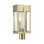 5_Berksford 2 Light Antique Brass Large Outdoor Post Top Lantern more views