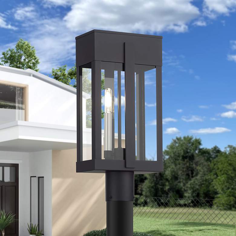Image 1 Berksford 2 Light Black Large Outdoor Post Top Lantern