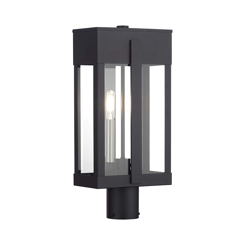 Image 5 Berksford 2 Light Black Large Outdoor Post Top Lantern more views