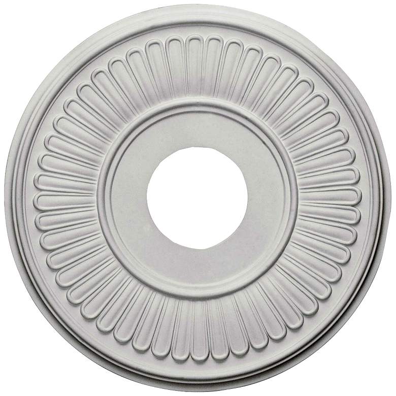 Image 1 Berkshire 15 3/4 inch Wide Primed Round Ceiling Medallion