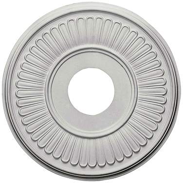 Berkshire 15 3/4" Wide Primed Round Ceiling Medallion