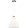 Berkshire 16" Wide Brushed Satin Nickel LED Pendant Light