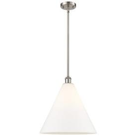 Berkshire 16" Wide Brushed Satin Nickel LED Pendant Light Berkshire 16" Wide Brushed Satin Nickel LED Pendant Light